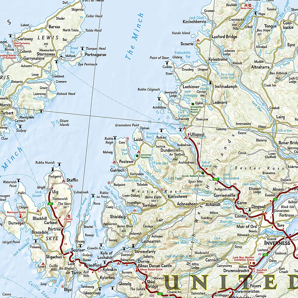 United Kingdom National Geographic Folded Map - Image 4