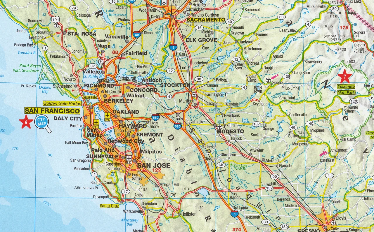USA West Marco Polo Map - Image 4