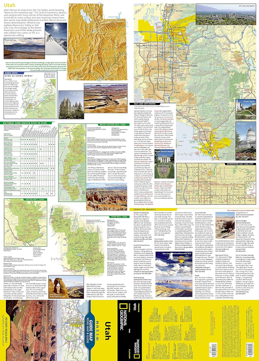 Utah National Geographic Folded Map - Image 2