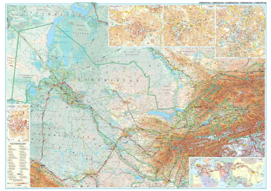 Uzbekistan Gizi Maps Folded - Image 4
