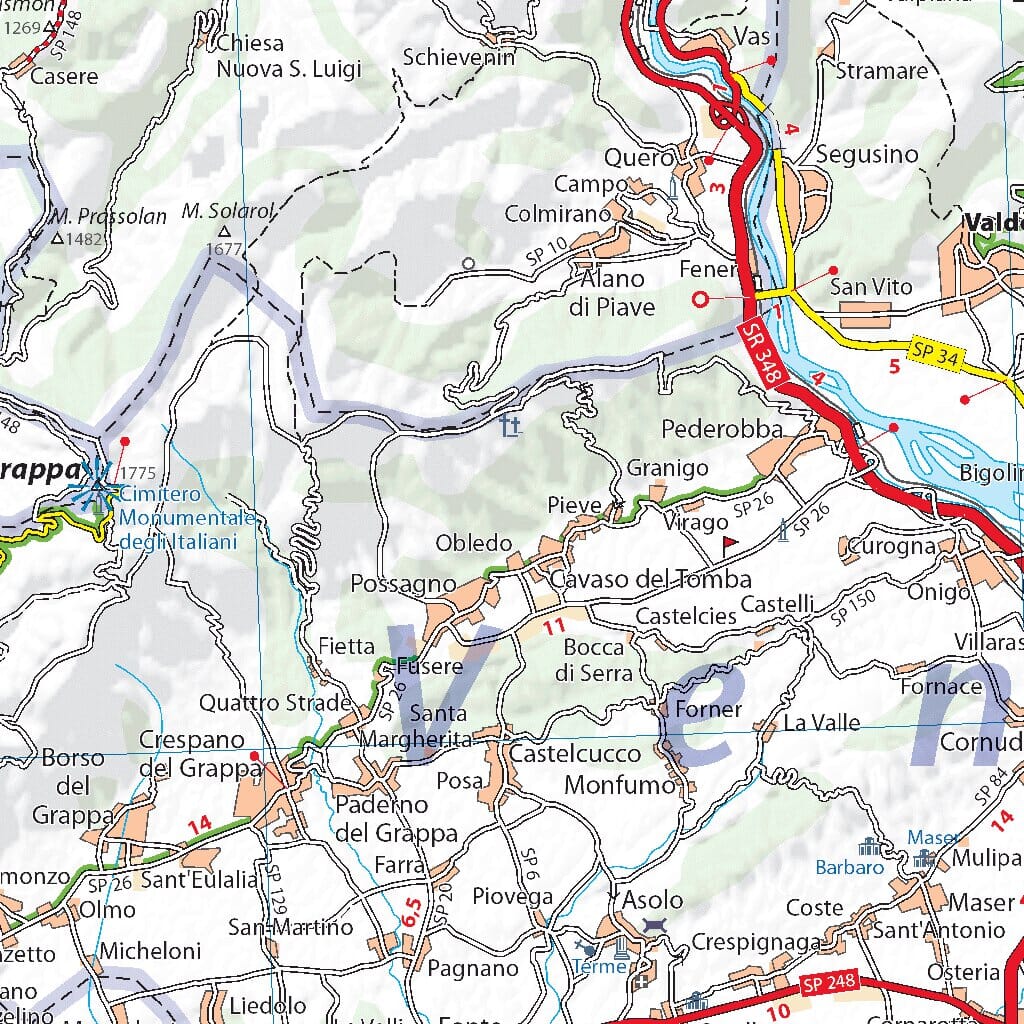 Italy Veneto Michelin Map 355 - Image 7