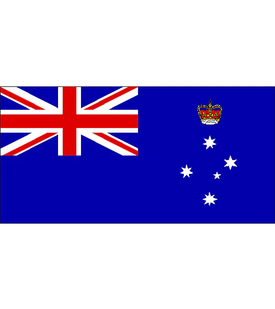 Victoria State Flag (fully sewn) 1370 x 685mm