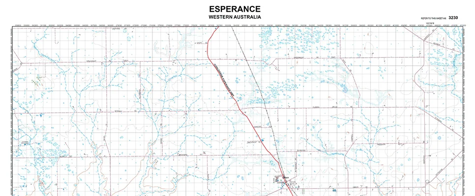 Western Australia 1:100,000 Topographic Maps