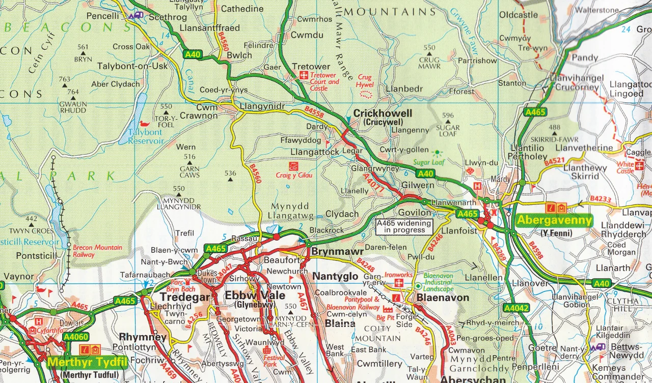 Wales AA Road Map 6 - Image 5