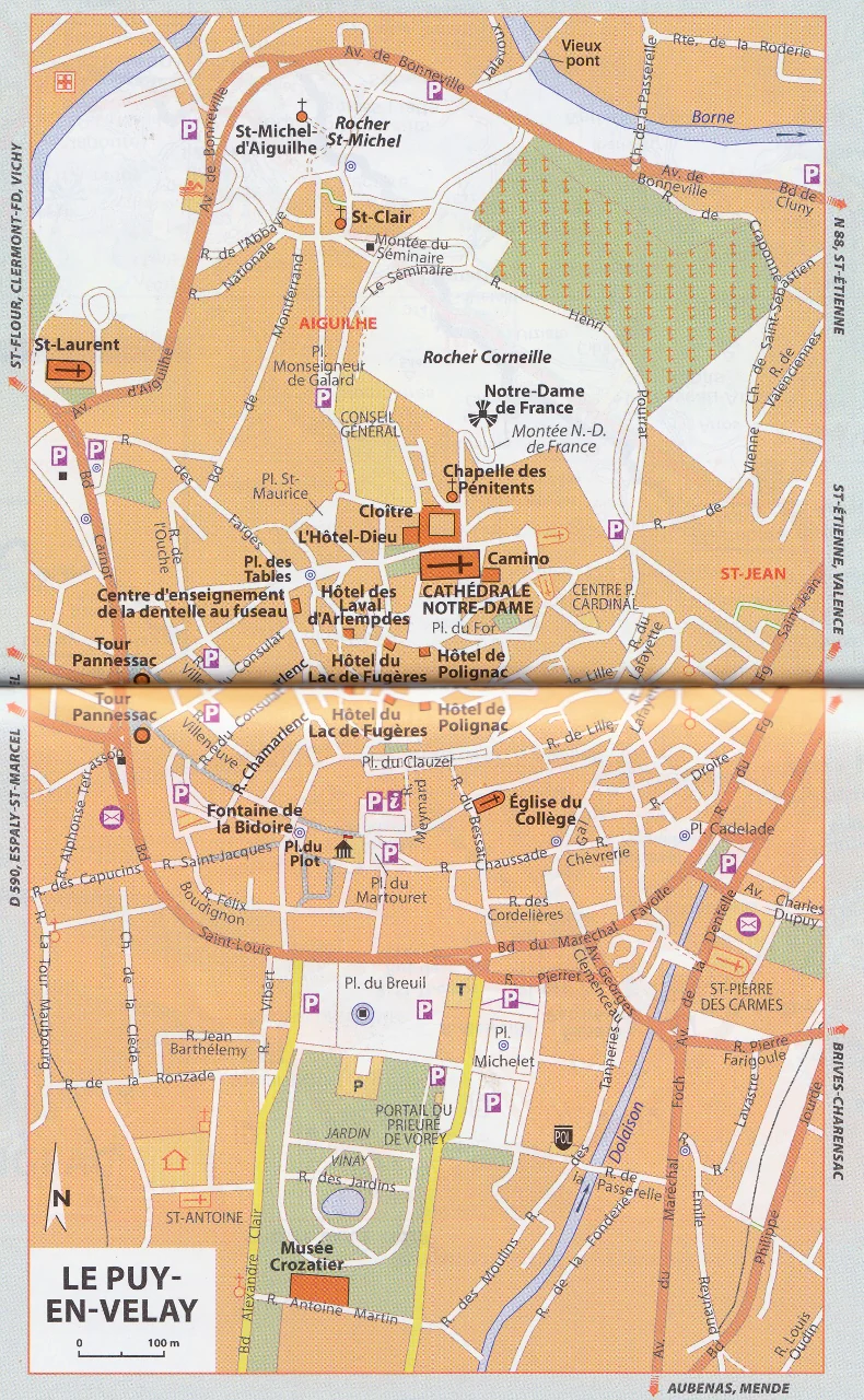 Way of St James France - Chemins de Compostelle Map Book Michelin 161 - Image 5