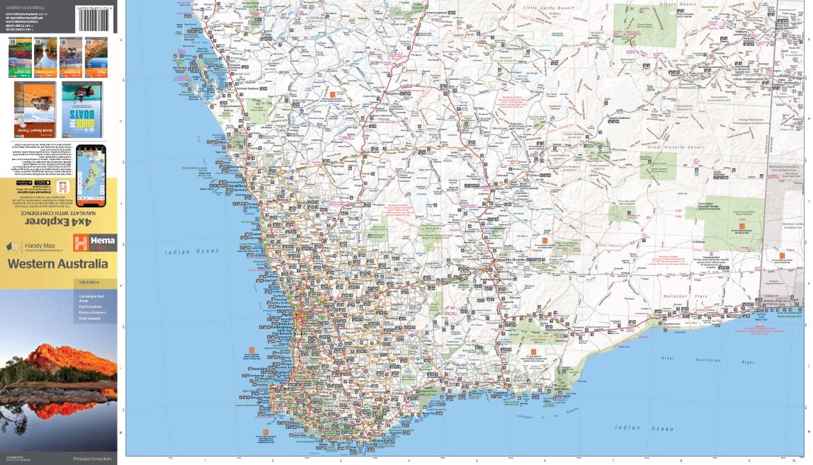 Western Australia Hema Handy Map 13th Edition - Image 4