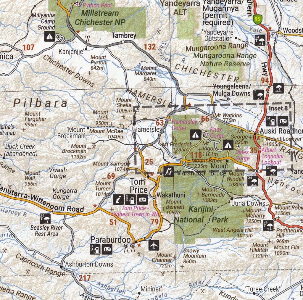 Western Australia Hema State Map - Image 5