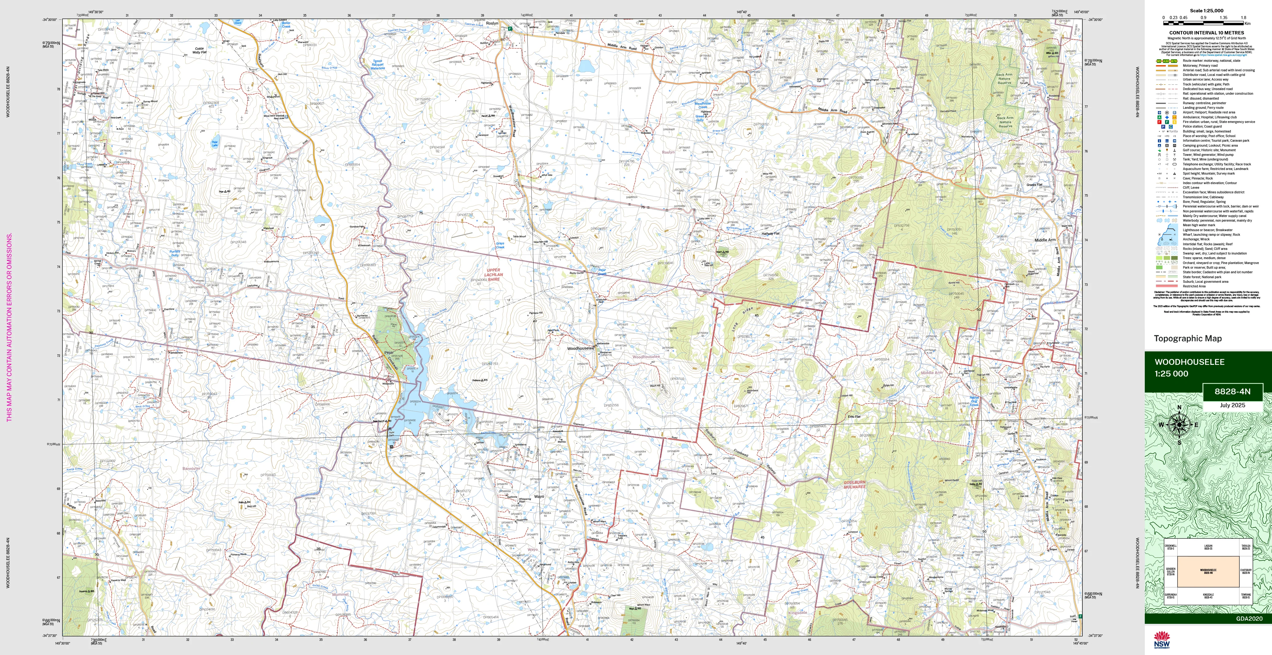 Woodhouselee 8828-4N Topographic Map 1:25k