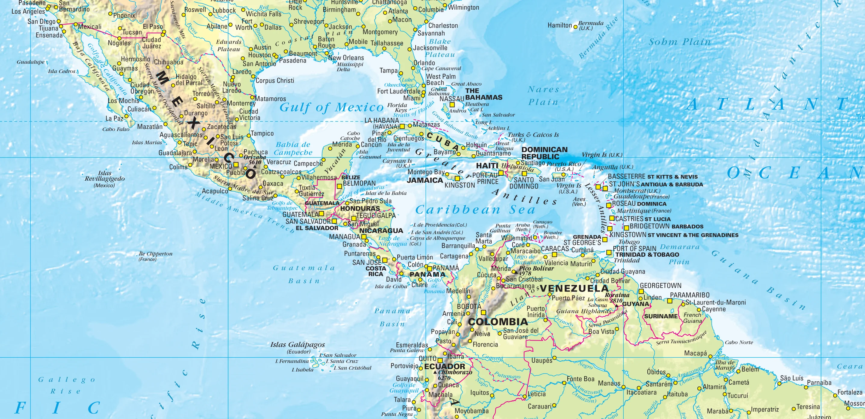 World Physical Mega Map 2200 x 1270mm (Pacific Centred) Cosmographics 2026 - Image 4